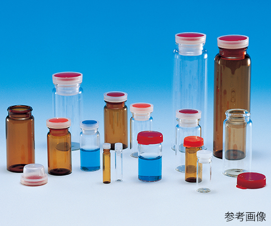 サンプル瓶（瓶のみ）　無色　8mL　50本入　PS-8