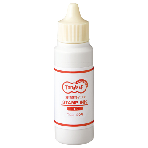 ｽﾀﾝﾌﾟ台専用補充ｲﾝｷ 30mL 赤 1個画像