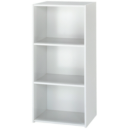 ｶﾗｰﾎﾞｯｸｽ 3段 幅418×奥行290×高さ890mm ﾎﾜｲﾄ 1台