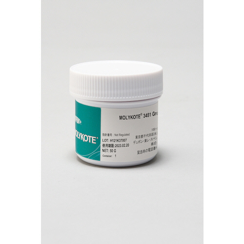 ﾓﾘｺｰﾄ 耐熱･耐寒･耐薬品性 3451ｸﾞﾘｰｽ 50g 1個画像