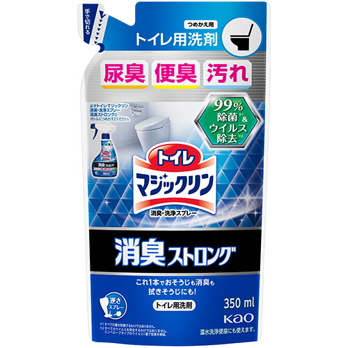 ﾄｲﾚﾏｼﾞｯｸﾘﾝ 消臭･洗浄ｽﾌﾟﾚｰ 消臭ｽﾄﾛﾝｸﾞ つめかえ用 350mL 1ﾊﾟｯｸ画像