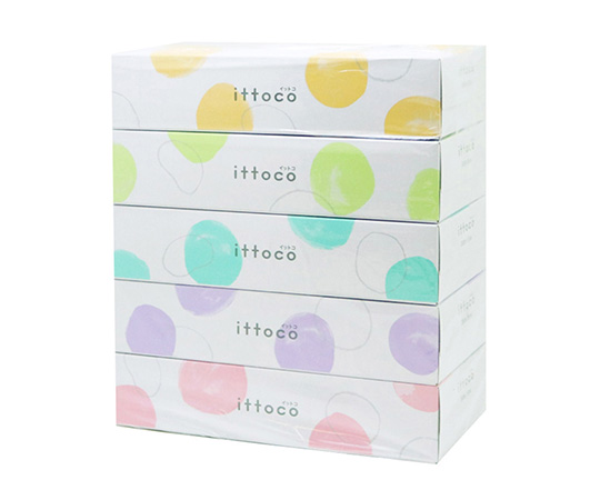 イットコティシュ150ダブル5P 1パック（150組×5箱入）画像