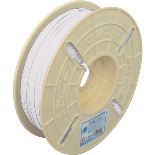 ﾋﾞﾆﾀｲ ﾎﾟﾘｴﾁﾚﾝ ﾘｰﾙ巻 4mm×500M 白 1巻画像