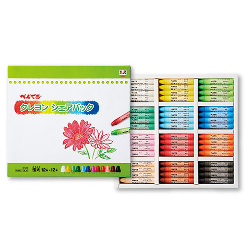 ｸﾚﾖﾝ ｼｪｱﾊﾟｯｸ 12色(各色12本) 1ｾｯﾄ画像