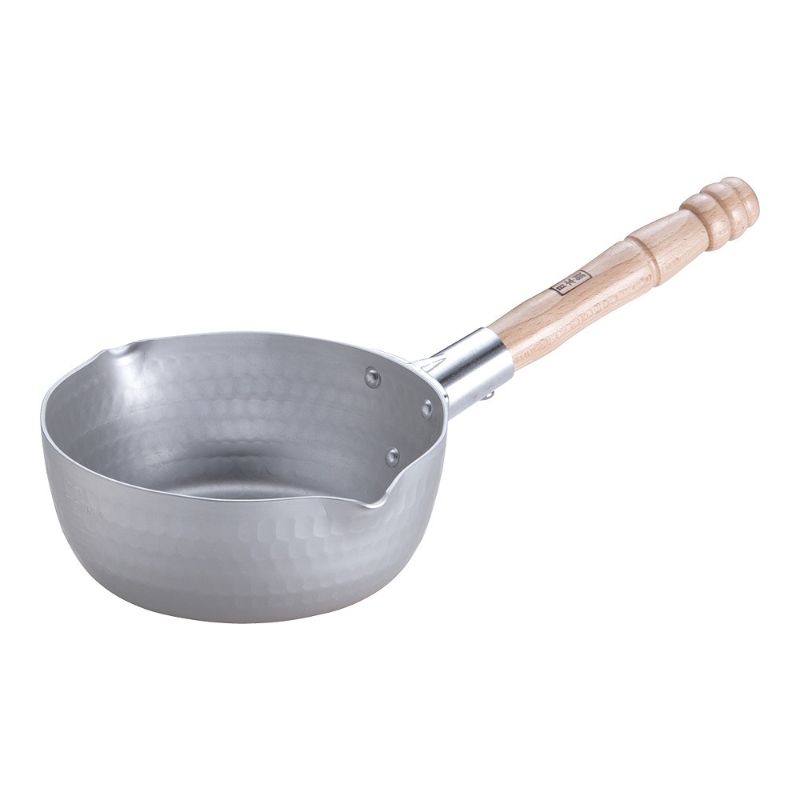 SS アルミ雪平鍋(上物)目盛付 15cm 北陸アルミニウム画像