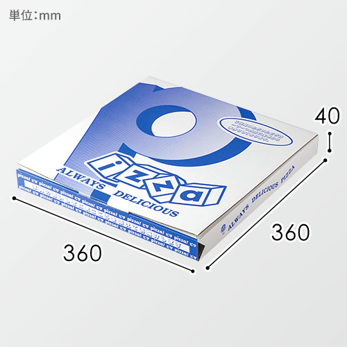 ピザＰ柄１４インチ画像