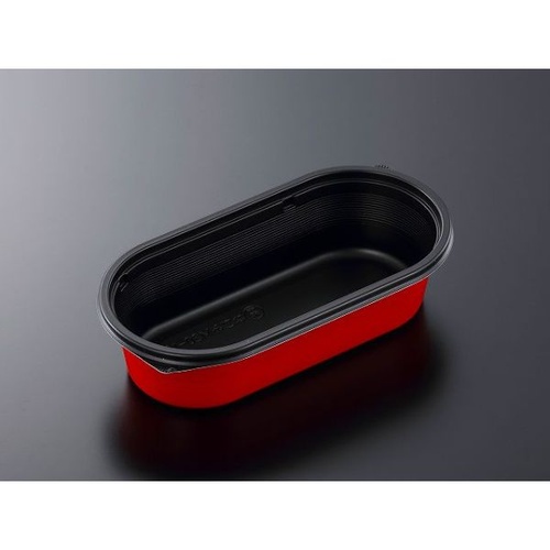 中央化学 弁当容器 CT なごみ M20-10 BK-R 本体画像