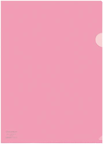 クリヤーホルダー　Ａ４　ピンク　１０枚入×１０画像