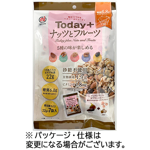 (Today+)ﾅｯﾂとﾌﾙｰﾂ 154g 1ｾｯﾄ(70袋:7袋×10ﾊﾟｯｸ)画像