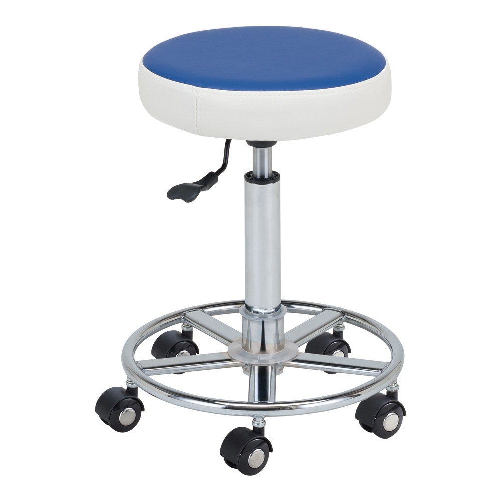 カラートレンドチェアー 背もたれ無し ブルー画像