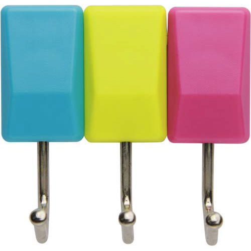 スリムマグネットフック１ｋｇ色込　３個入×５パック画像