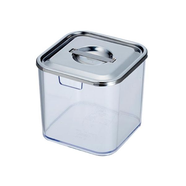 調味料入れ UK 薬味入・角KPフタ付 8cm YUKIWA画像