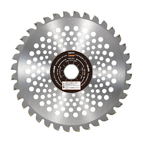 ﾄｸﾏﾙﾁｯﾌﾟｿｰ刈払機用 255×25.4×40P 1枚画像