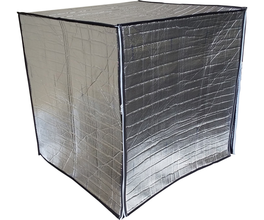 超遮断熱パレットカバー クールマジック シャインWバブル（ダブルバブル）1.15m×1.15m×1.2mH 1枚入り