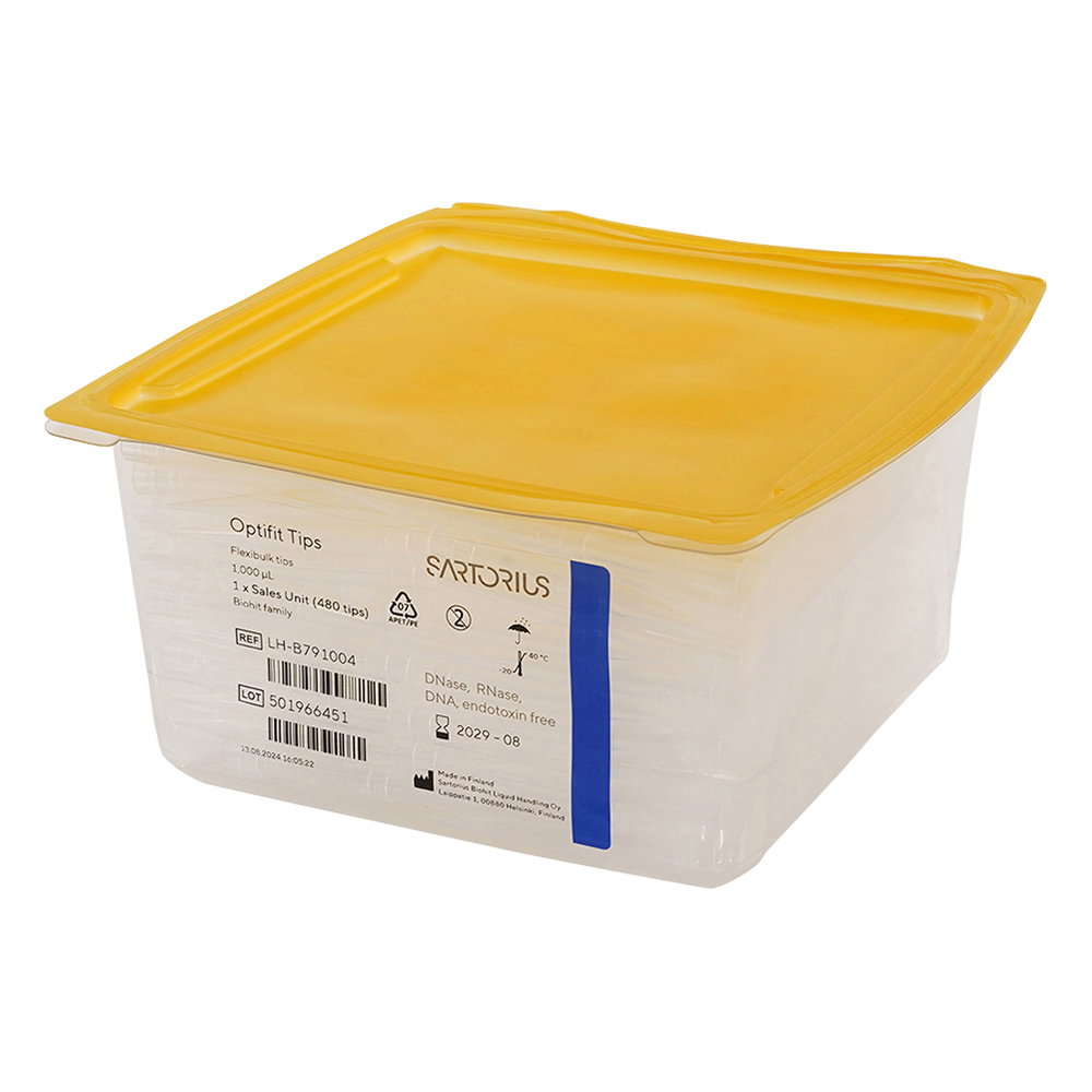 FlexiBμLk　1000μL　バルクチップ　480本×8箱　未滅菌画像