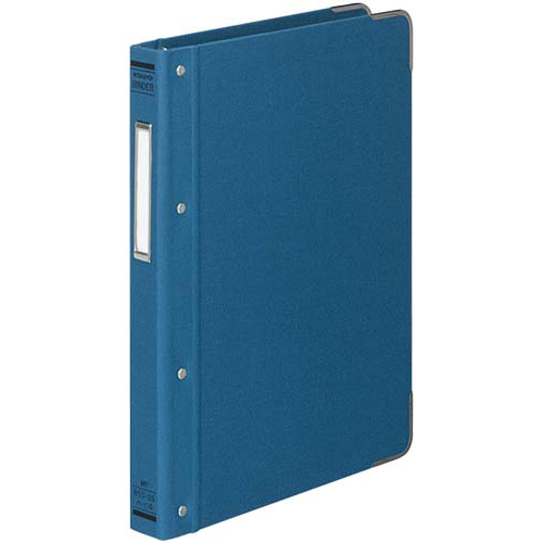 バインダーＭＰ　Ｂ５縦１００枚収容　総布貼　青４冊画像