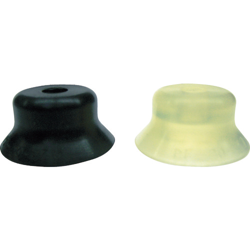 吸着ﾊﾟｯﾄﾞ 平型ﾄﾒﾈｼﾞ取付 φ15 ｼﾘｺﾝｺﾞﾑ 乳白色 1個画像