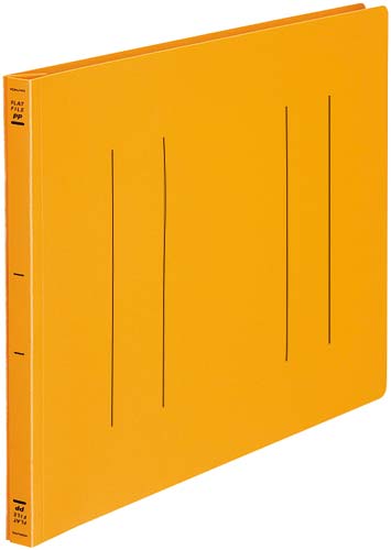 フラットファイル＜ＰＰ＞　Ｂ４横　橙　１０冊画像