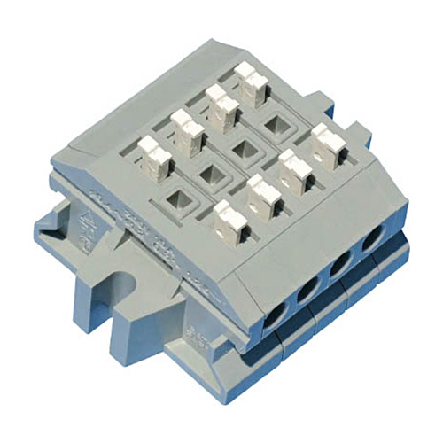 ｽｸﾘｭｰﾚｽ端子台 極数4 1個画像