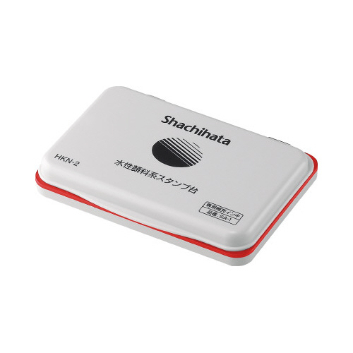 スタンプ台＜エコス＞中形（水性顔料）赤