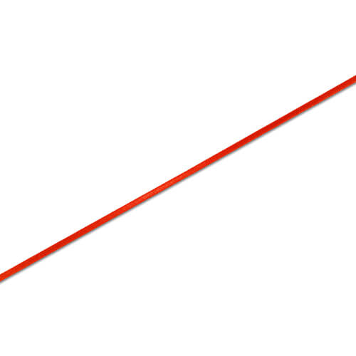 HEIKO シングルサテンリボン 3mm幅×20m巻 朱色画像