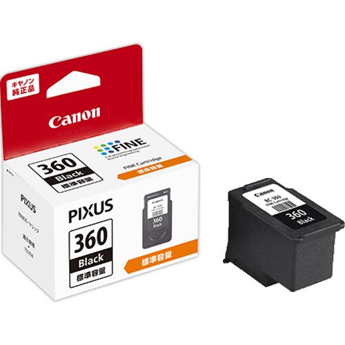 FINEｶｰﾄﾘｯｼﾞ BC-360 ﾌﾞﾗｯｸ 3709C001 1個画像