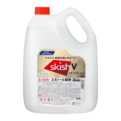 アルコール製剤 スキッシュV 詰め替え用4.5L 花王画像