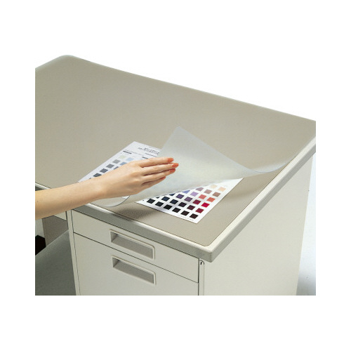 デスクマット軟質つや消Ｗ下敷付１３８７×６８７ｍｍ