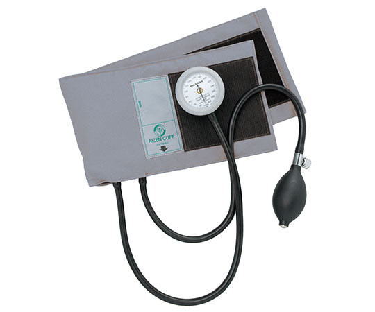 ギヤフリーアネロイド血圧計　綿製カフ（タイコス型）　グレー画像