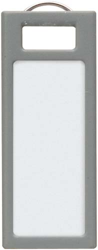 キーホルダー名札ＫＥＹＳＹＳ　グレー　４個入画像