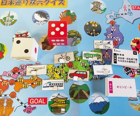 双六クイズ（日本巡り）画像