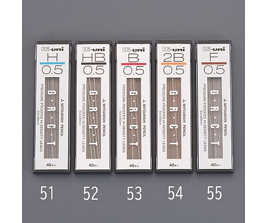 0.5mm[HB]シャープペンシル替芯(40本)画像