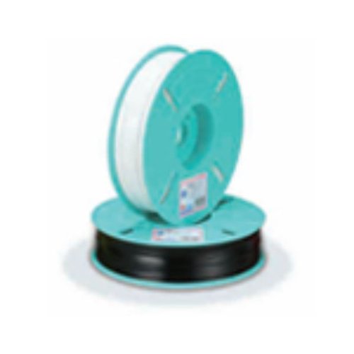 ビニール紐 ビニタイ PVC リール巻 黄 幅4mm×長さ600m 共和