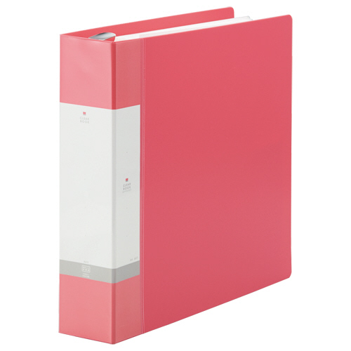 ﾘｸｴｽﾄ ｸﾘﾔｰﾌﾞｯｸ(ﾎﾟｹｯﾄ交換) A4ﾀﾃ 30穴 55+1ﾎﾟｹｯﾄ付属 背幅65mm 赤 1冊