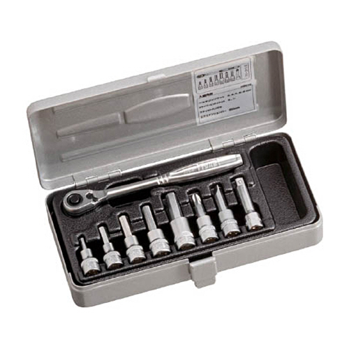 ﾍｷｻｺﾞﾝｿｹｯﾄﾚﾝﾁｾｯﾄ(差込角6.35mm) 1ｾｯﾄ画像