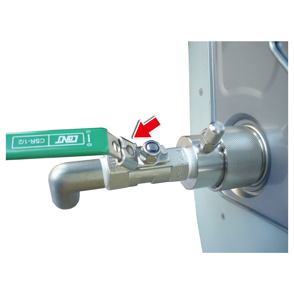 ペールコック(低粘度溶剤用・一斗缶外径Φ41用・レバーロック付)画像