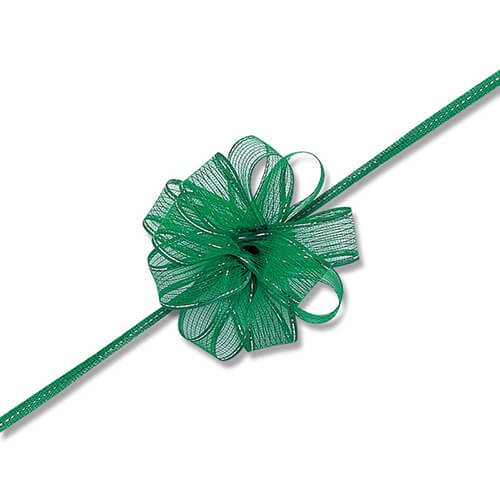 ワンタッチフラワーリボン １７×２０ ミドリ画像