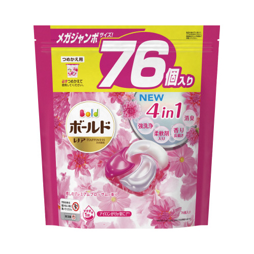 ボールドジェルボール4Dプレミアムブロッサム76個画像
