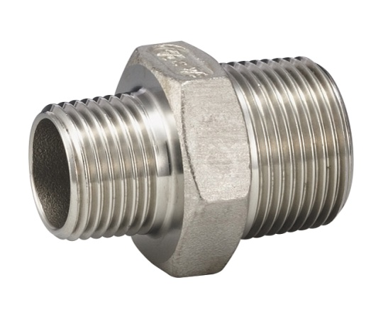 ステンレス製ねじ込み異径ニップル 3/8×1/4画像