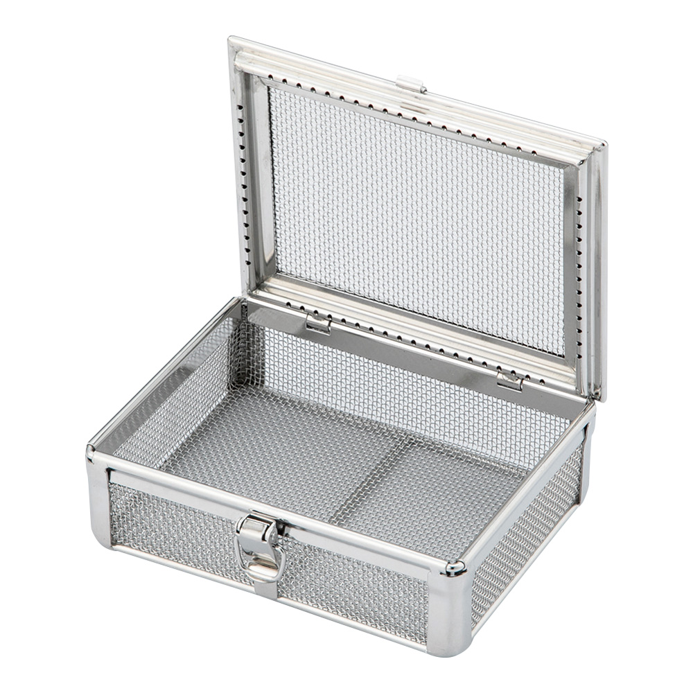 ロック付きメッシュボックス 120×155×40mm