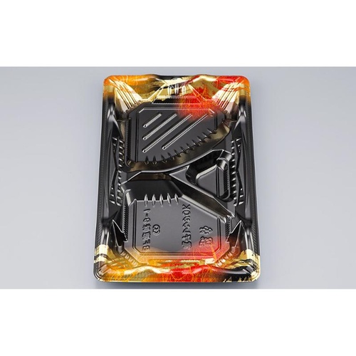 シーピー化成 弁当容器 BF恵味9-1 天舞赤 本体(N)画像