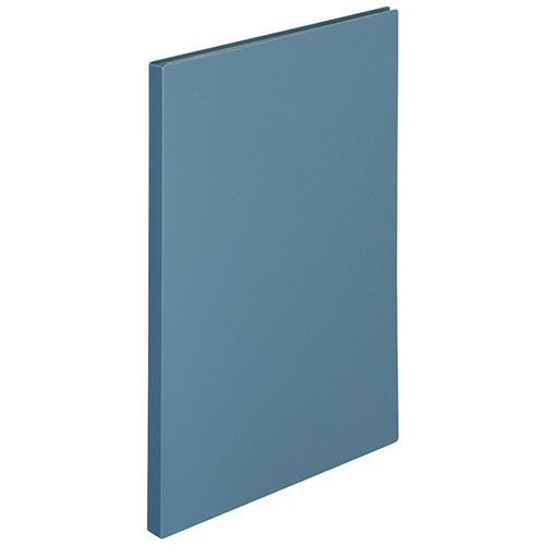 Mutual ｸﾘﾔｰﾌﾞｯｸ A4ﾀﾃ 20ﾎﾟｹｯﾄ 背幅13mm ｽﾚｰﾄﾌﾞﾙｰ 1冊画像