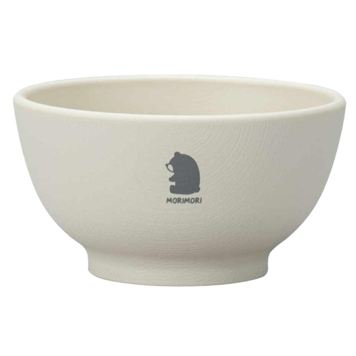 ボウル 10cm MORIMORI 子供用食器 プラスチック ホワイト画像