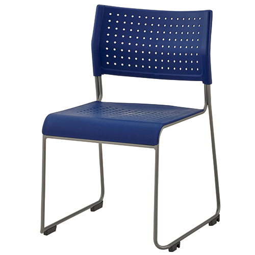 ｽﾀｯｷﾝｸﾞﾁｪｱ 樹脂座ﾀｲﾌﾟ ﾌﾞﾙｰ 1脚画像