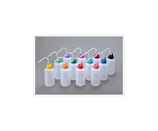 NT洗浄瓶B型カラーキャップ フルセット 12本 500cc画像