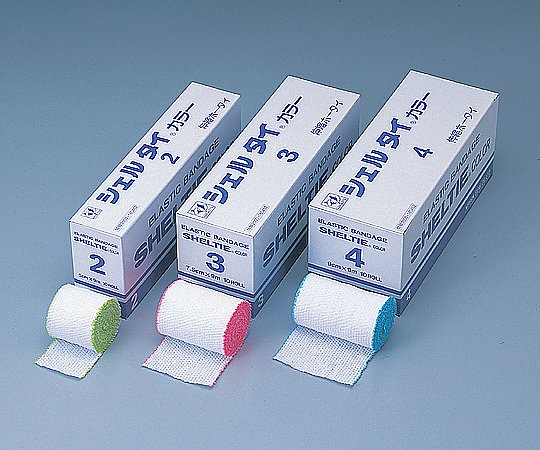 シェルタイ（R）・カラー（伸縮包帯） 4号 10巻入