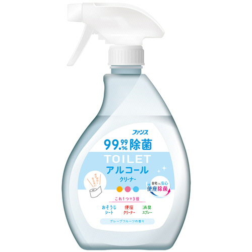ﾌｧﾝｽ ﾄｲﾚ用ｱﾙｺｰﾙ除菌ｸﾘｰﾅｰ 本体 400mL 1本画像