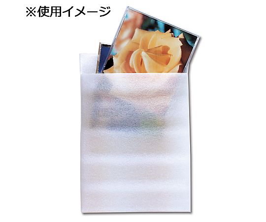 緩衝材　ミラバッグ　10枚 透明な袋に整然と収められた複数の緩衝材