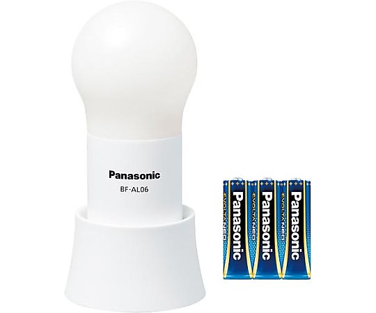 乾電池エボルタNEO付き LED調光球ランタン画像