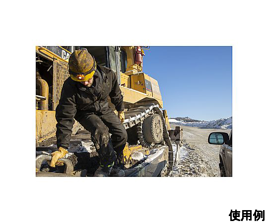 [S] メカニクスグローブ(防寒/合成革) 手のひら側が強調された合成革のグローブ、暖かそうなフリース裏地が見える状態